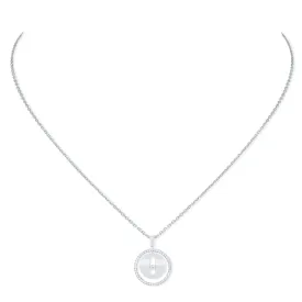 18ct White Gold Lucky Move Diamond Necklace