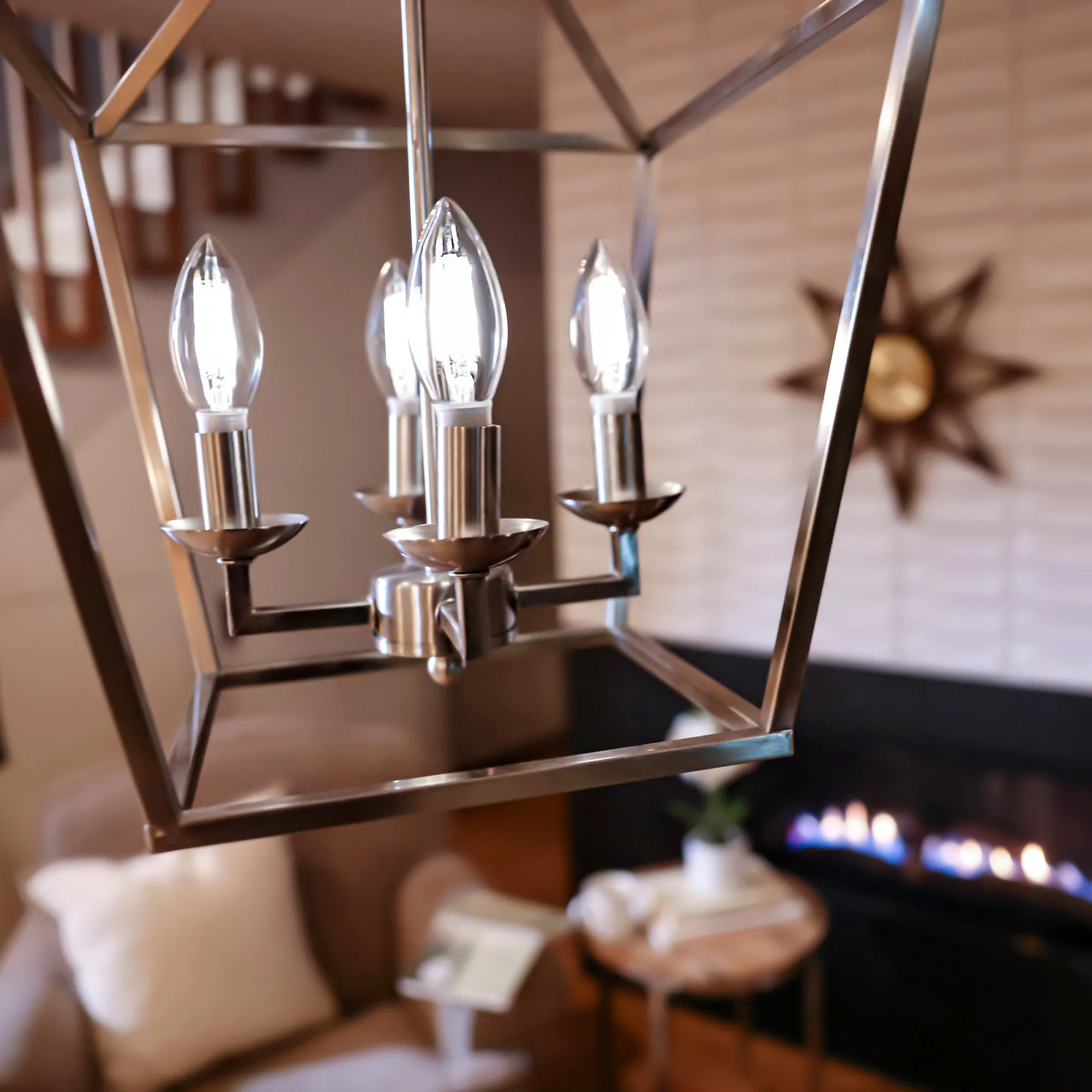 3.3W (40W Equivalent) Soft White (2700K) Chandelier B10 (E12 Base) Torpedo Tip Exposed White Filament LED Light Bulb (2-Pack)