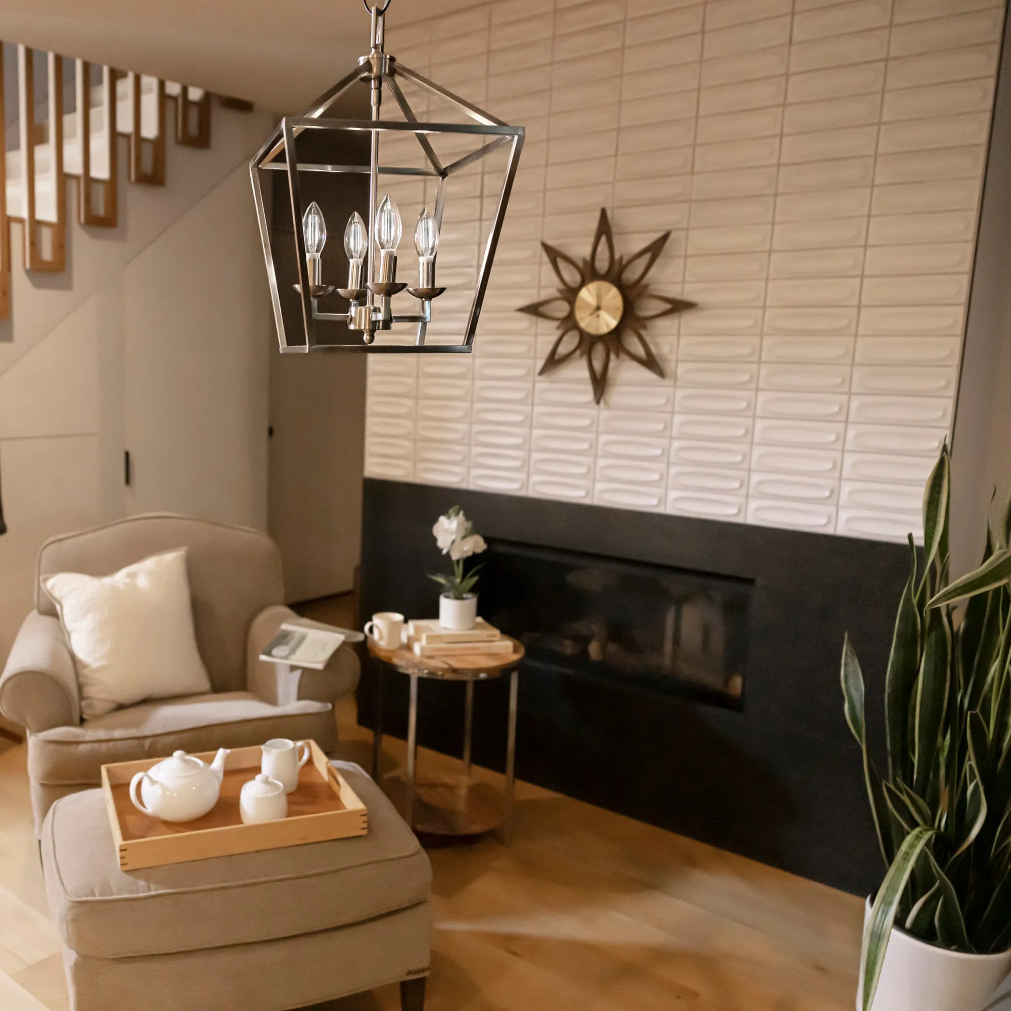 3.3W (40W Equivalent) Soft White (2700K) Chandelier B10 (E12 Base) Torpedo Tip Exposed White Filament LED Light Bulb (2-Pack)