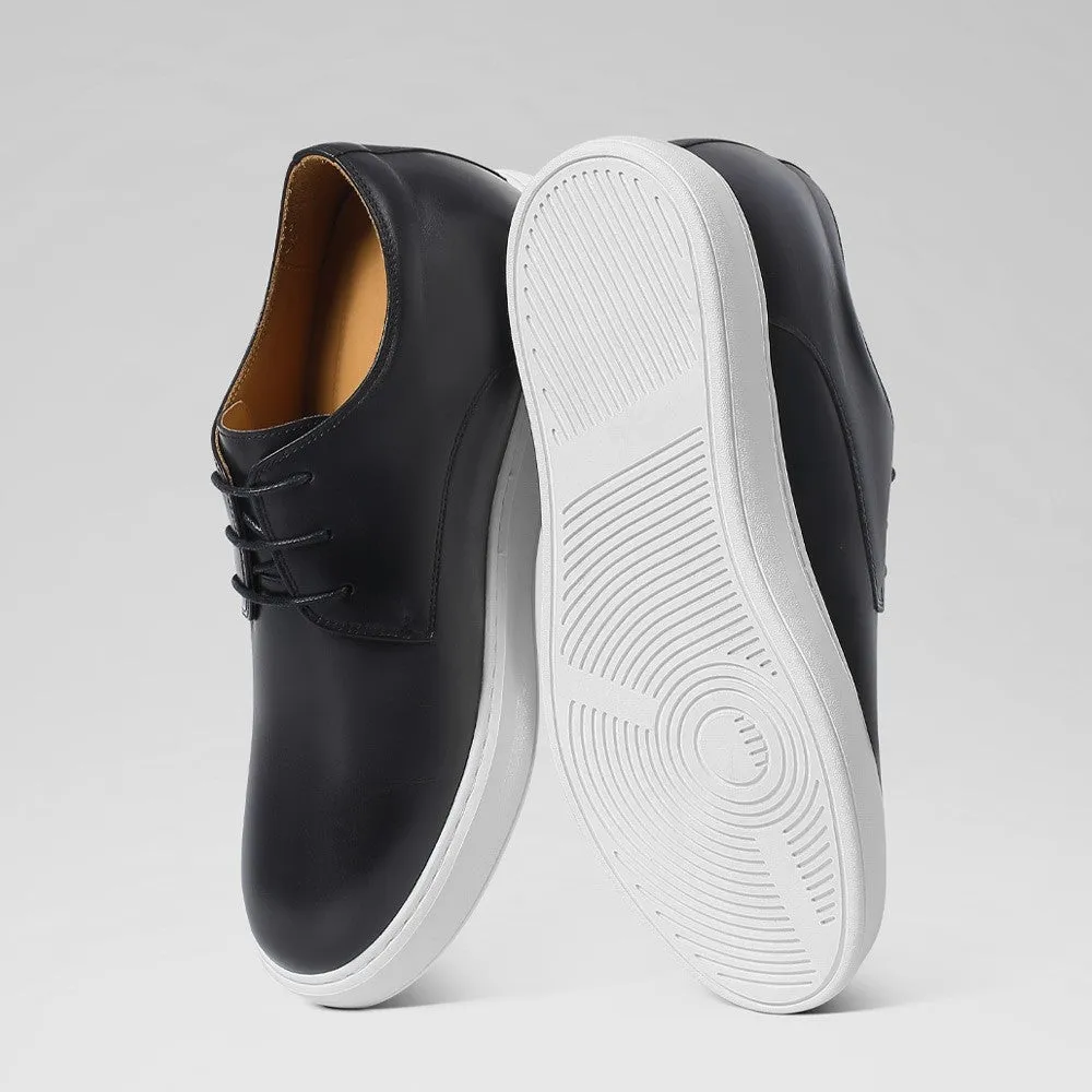 7 CM / 2.76 Inches CMR CHAMARIPA Men's Black Casual Elevator Sneakers