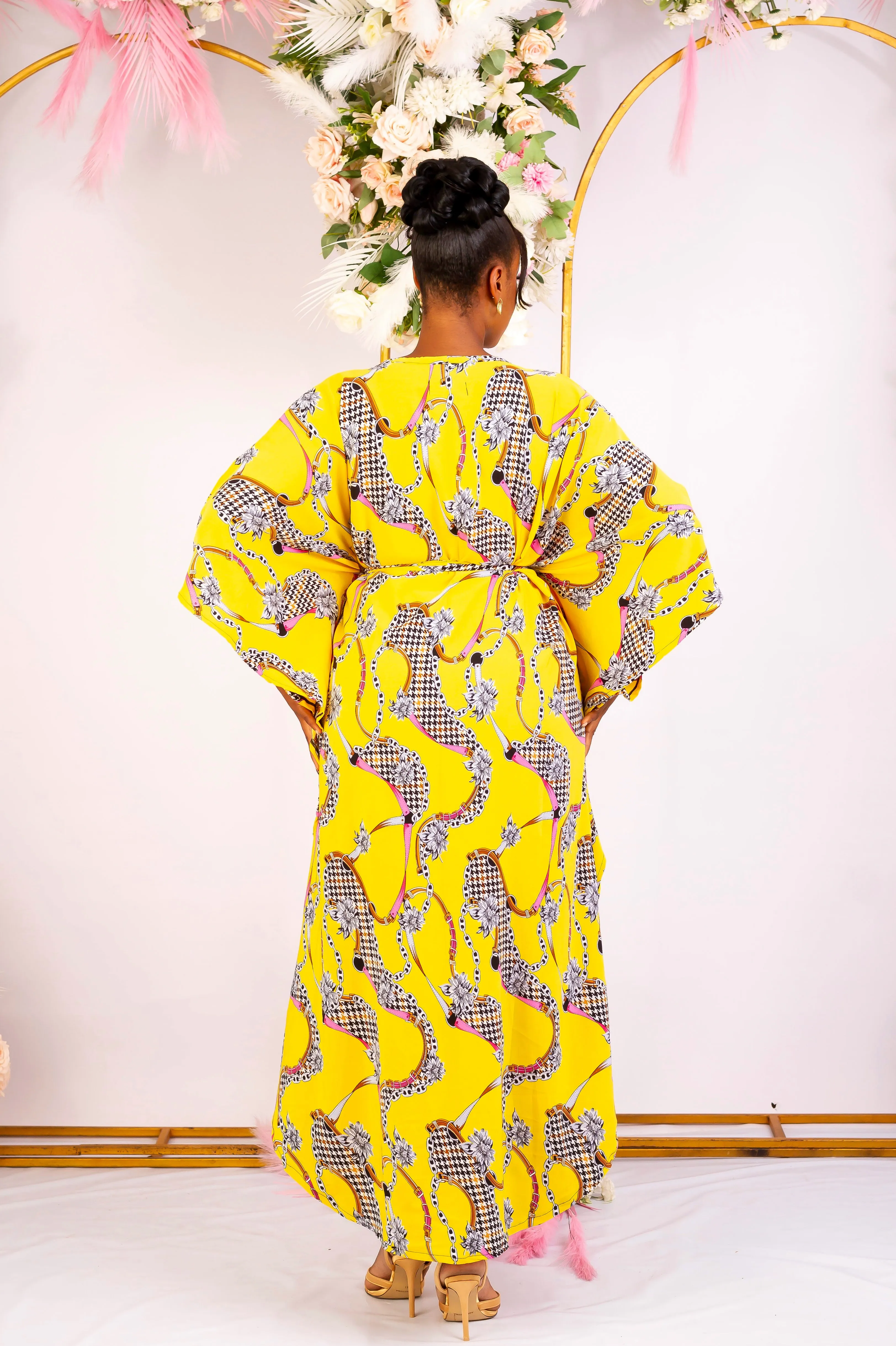 African Inspired Kaftan Boubou Bubu Maxi Dress - Ademola