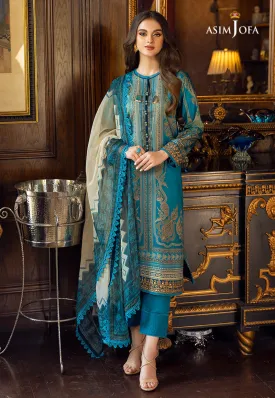 AJAA-17 EMBROIDERED LAWN 3 PCS