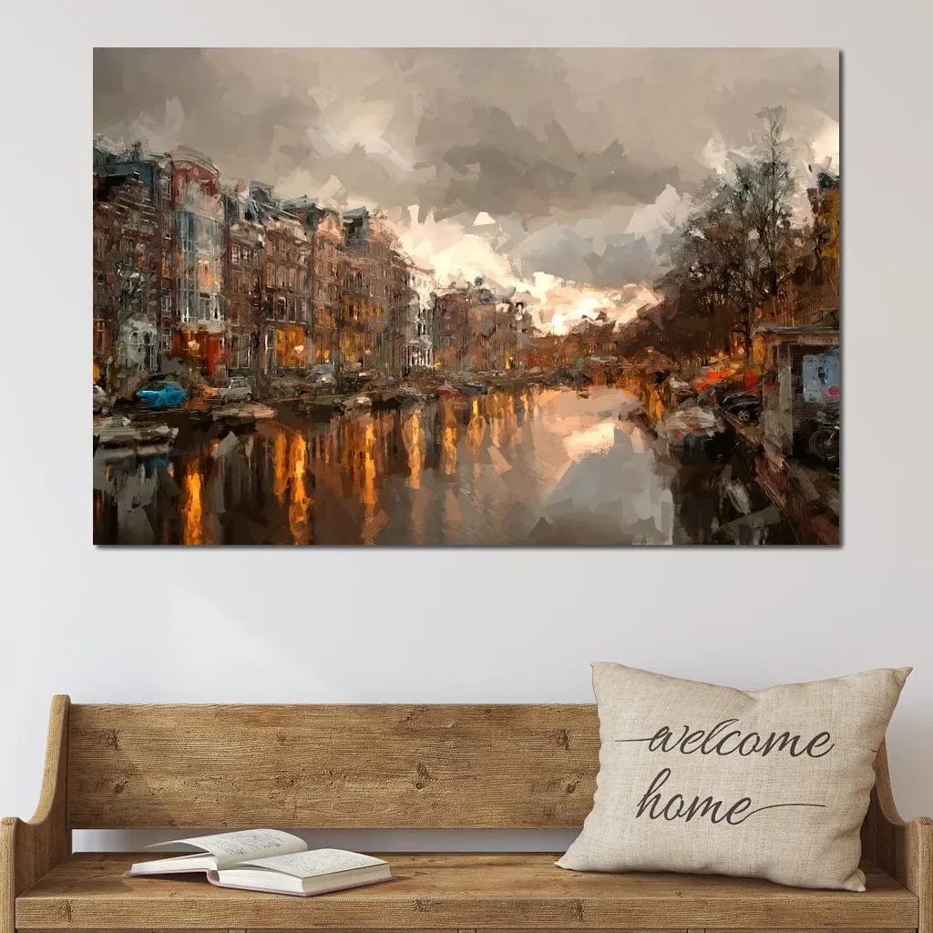 Amsterdam Abstract - Little Mooshoo Artworks