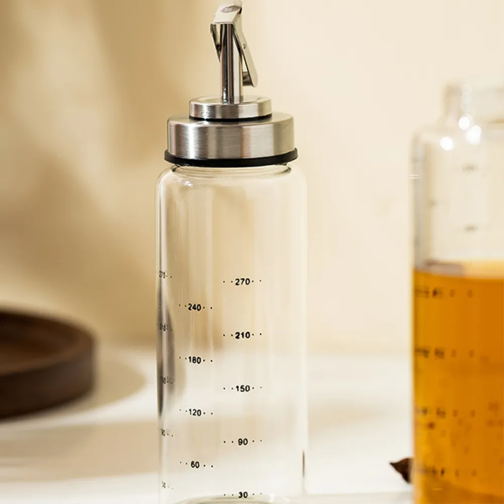 Automatic Release Glass Oil Container