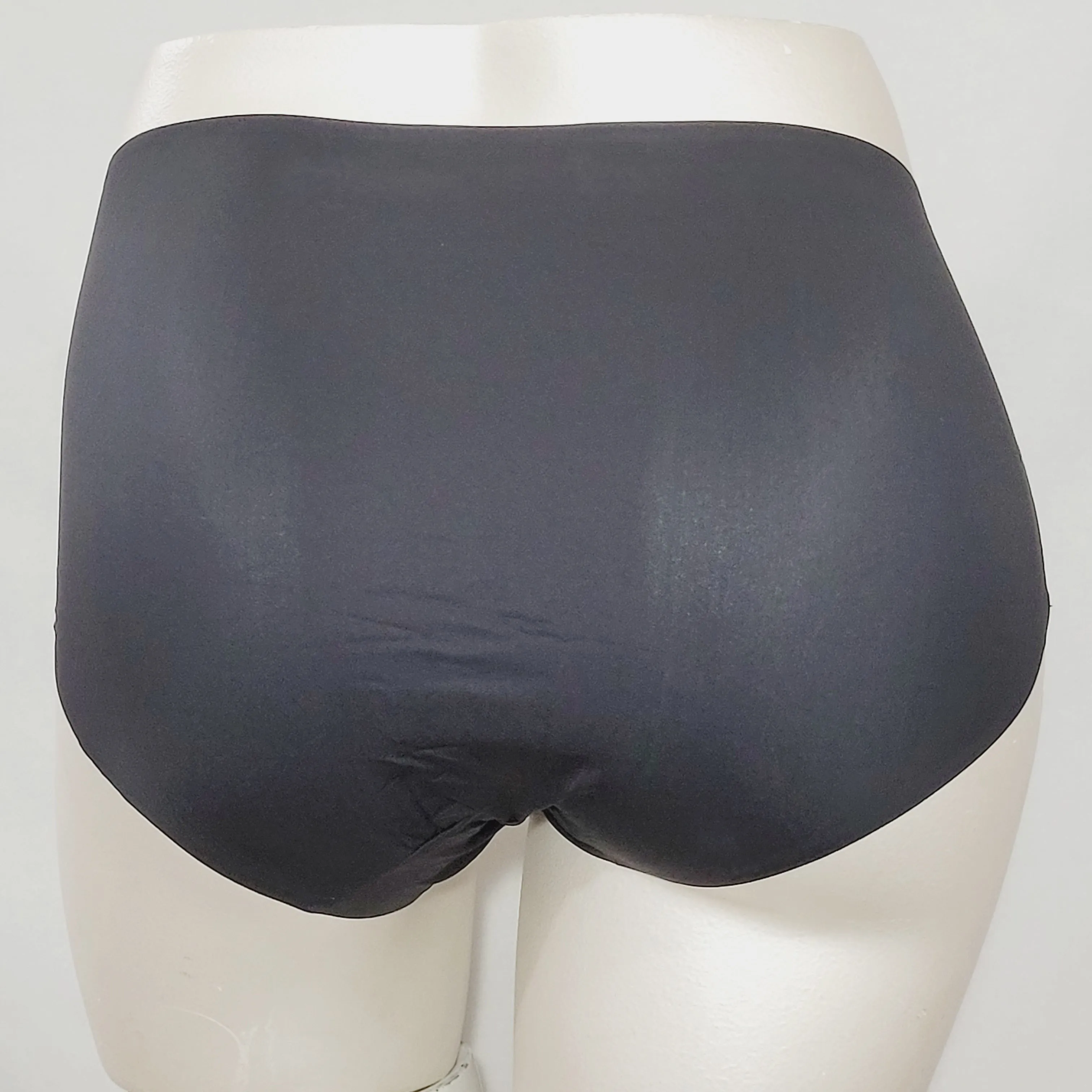 Ava & Viv High Waist Bonded Briefs with Lace 4X Ebony Black
