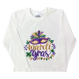 Belle Cher Sequin Top - Mardi Gras Mask