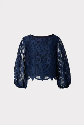 Beverly Guipure Lace Top
