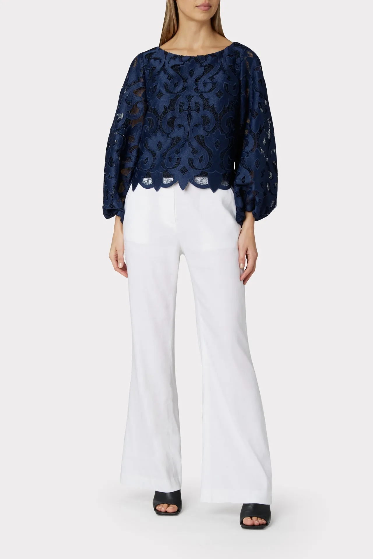 Beverly Guipure Lace Top