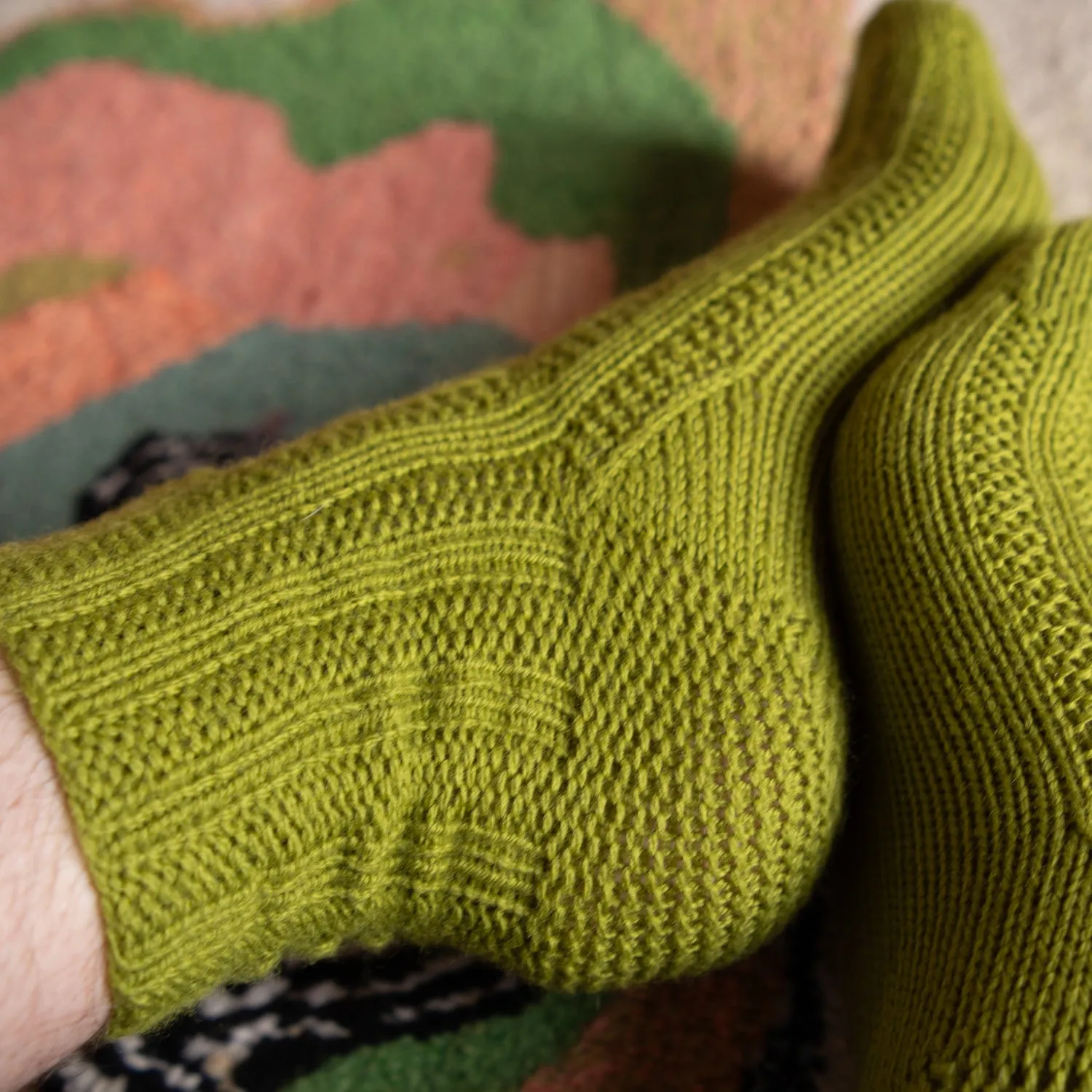 BILLOWING BRAID SOCKS - SHERBERT