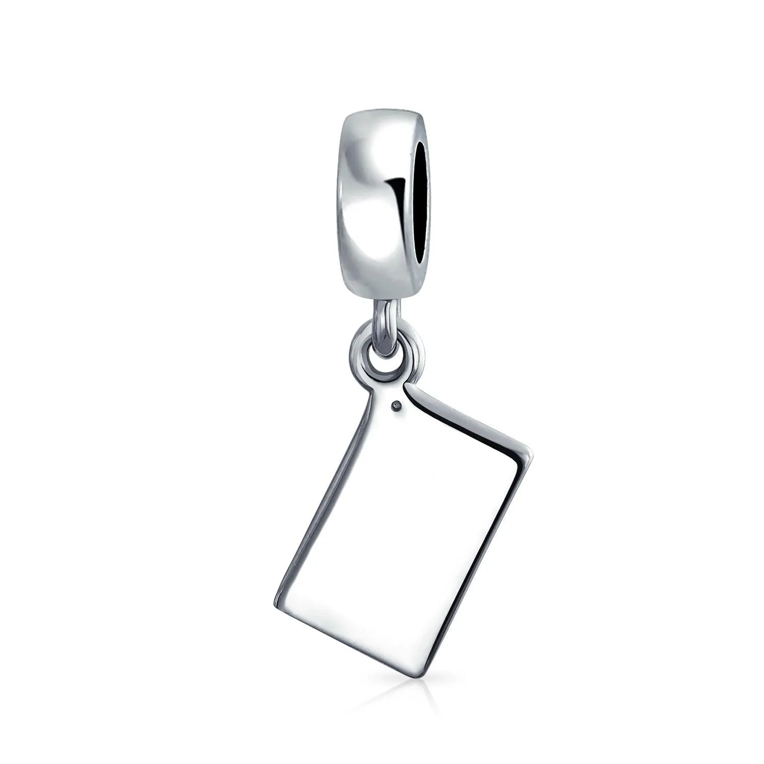 Bookkeeper Accountant Math Calculator Bead Charm .925 Sterling Silver