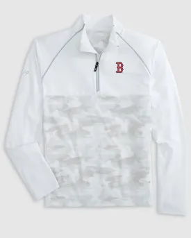 Boston Red Sox Keiser Camo Mixed Media 1/4 Zip