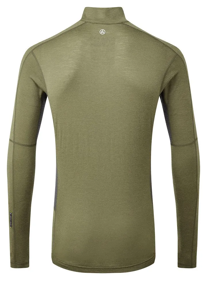 Boulder 125 1/4 Zip Baselayer - Kalamata/Ash
