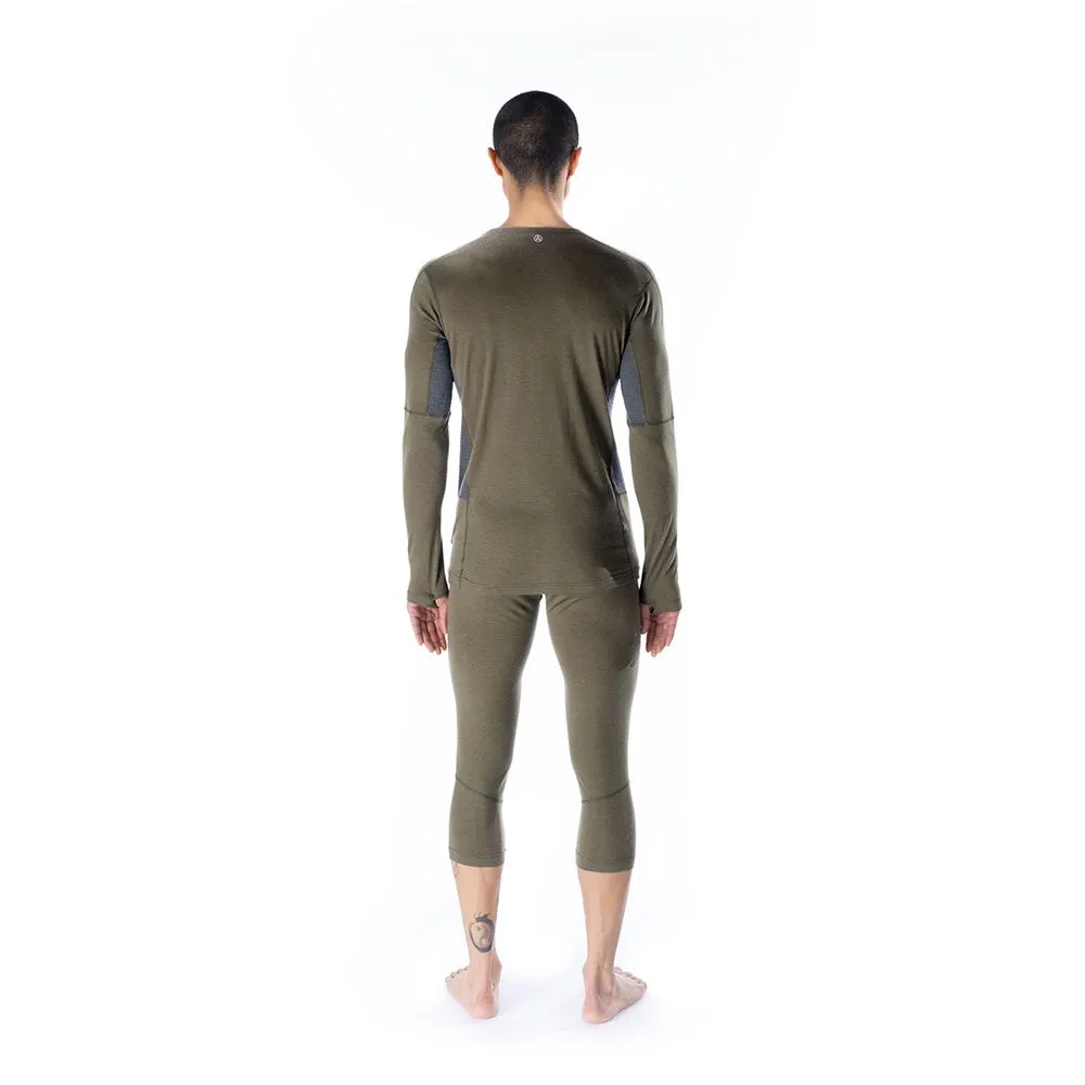 Boulder 125 1/4 Zip Baselayer - Kalamata/Ash
