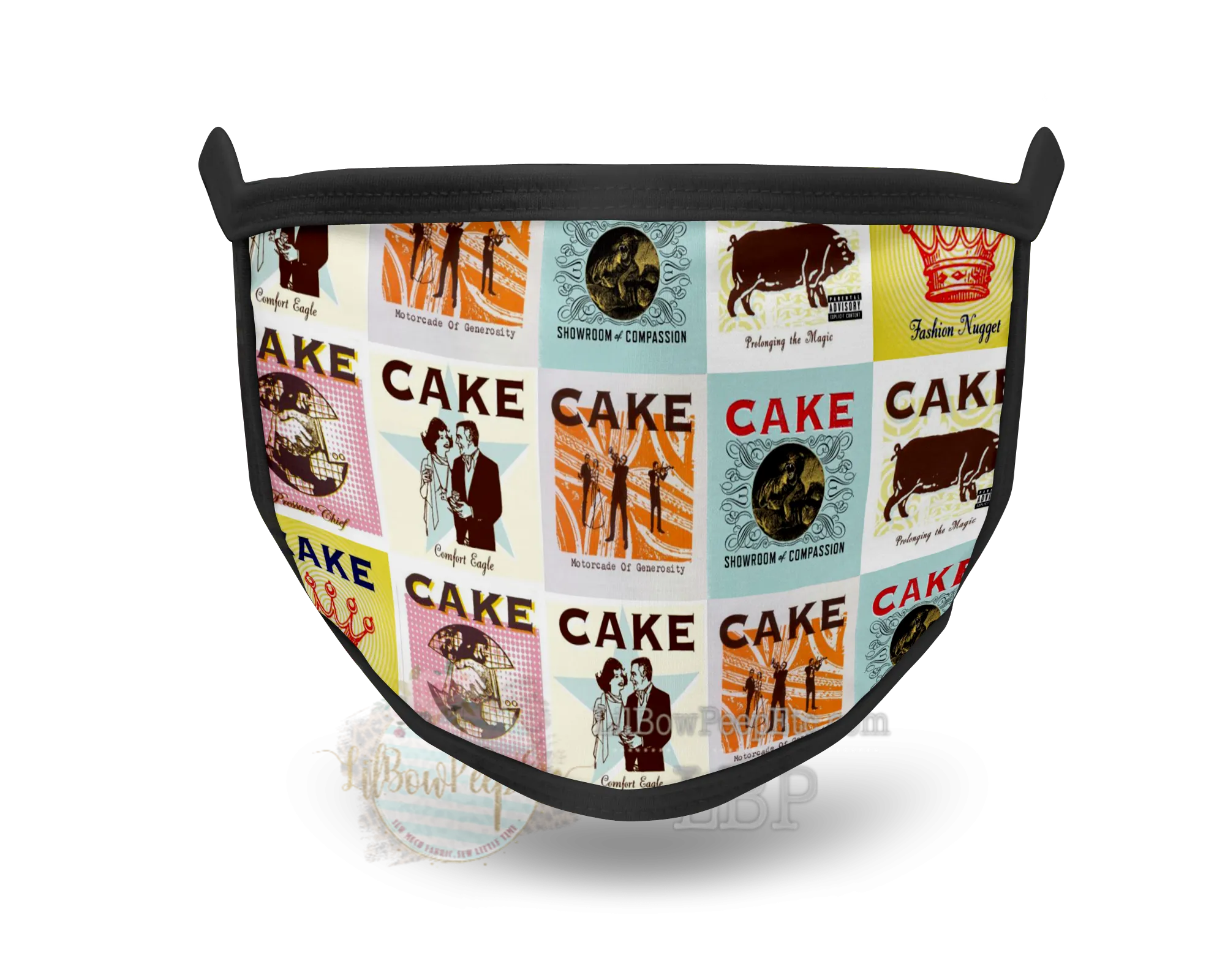 Cake Albums Printed Mask
