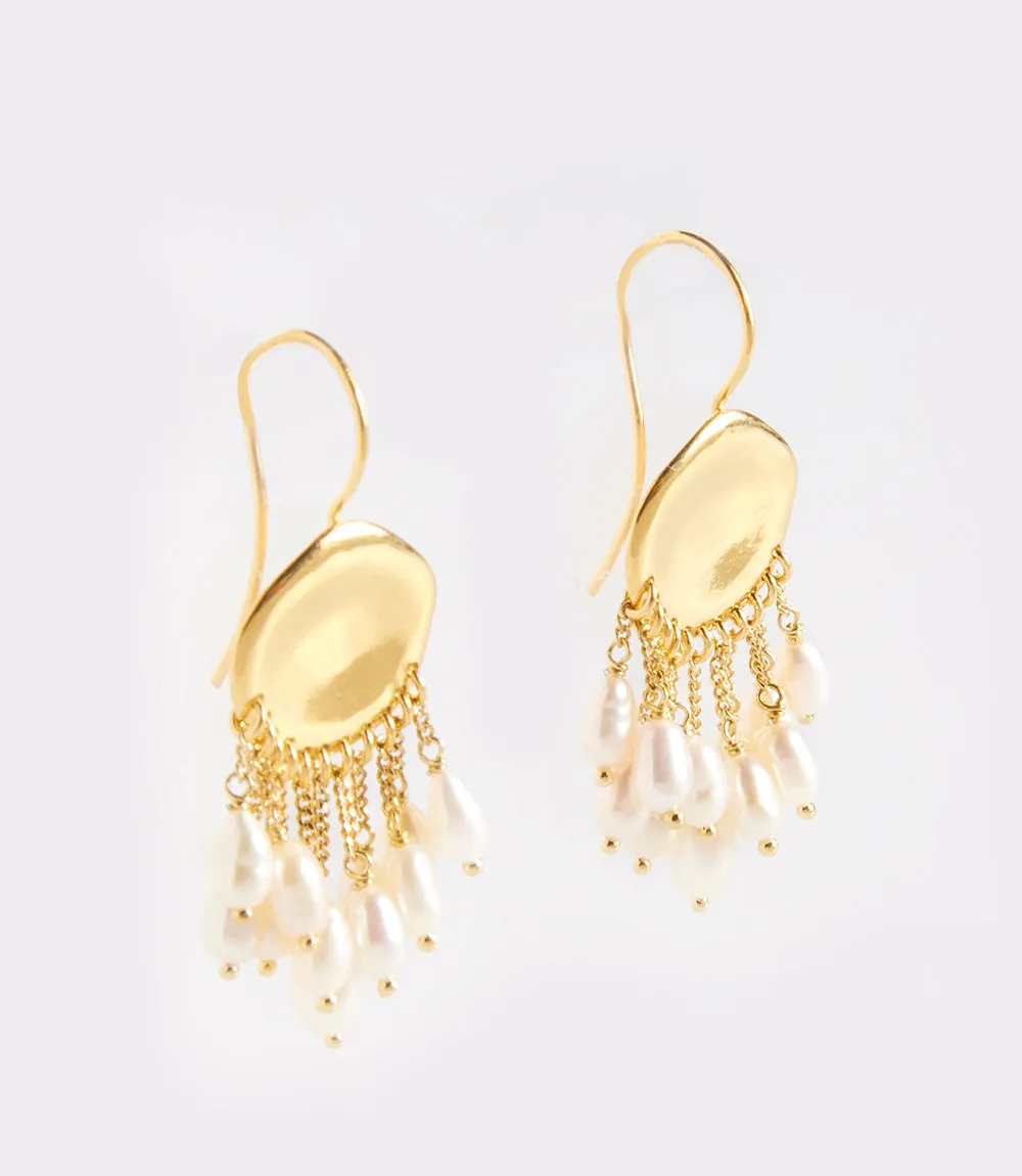 Chan Luu Pearl Dangle Earrings