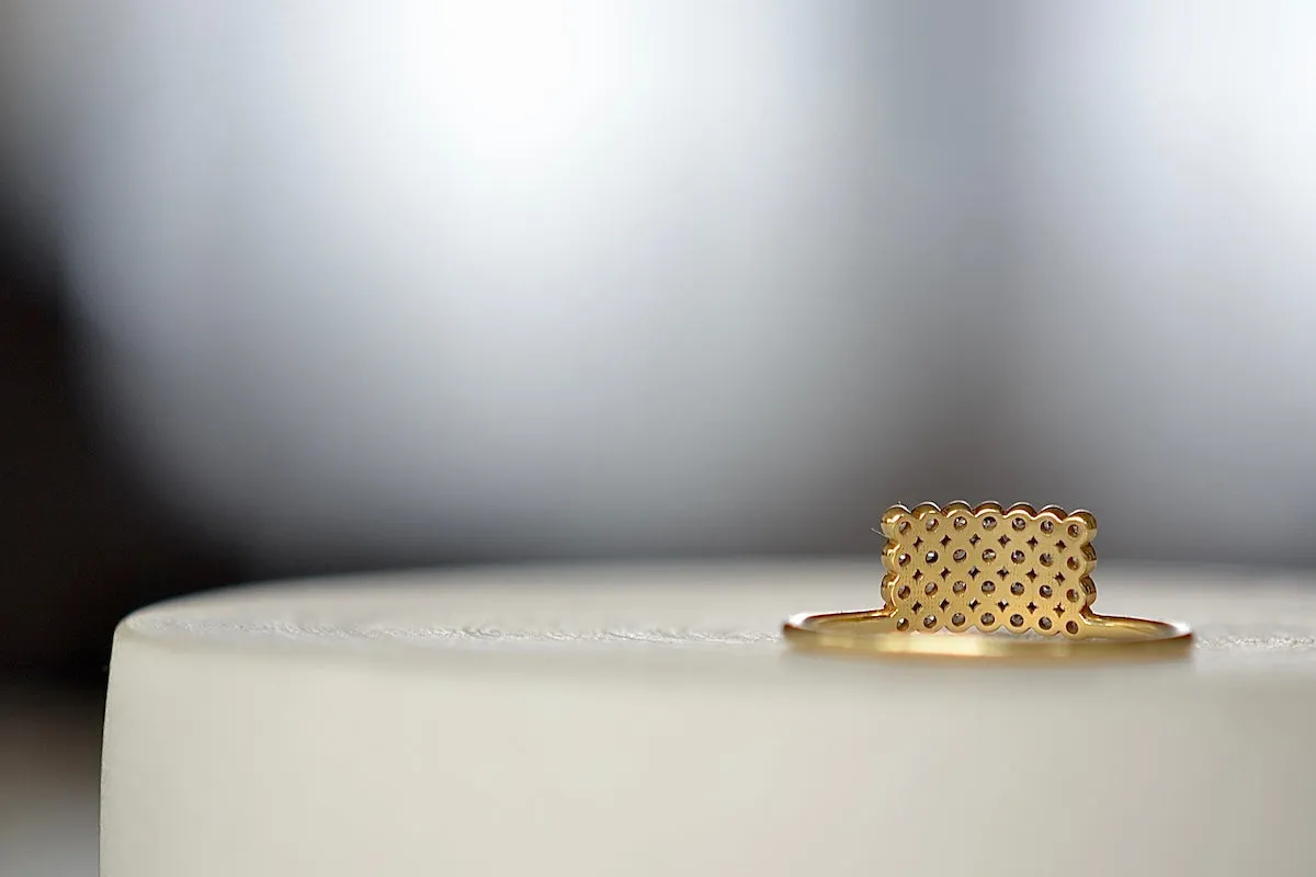 Charnières Rectangular Ring