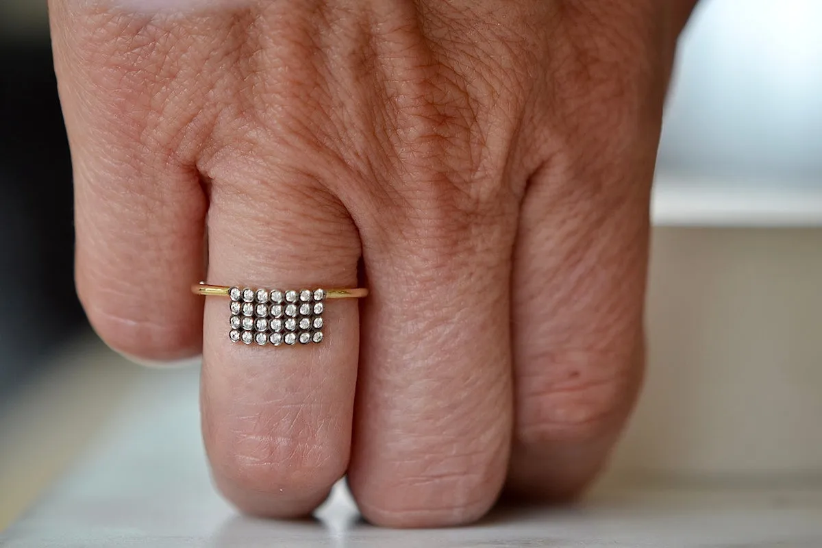 Charnières Rectangular Ring