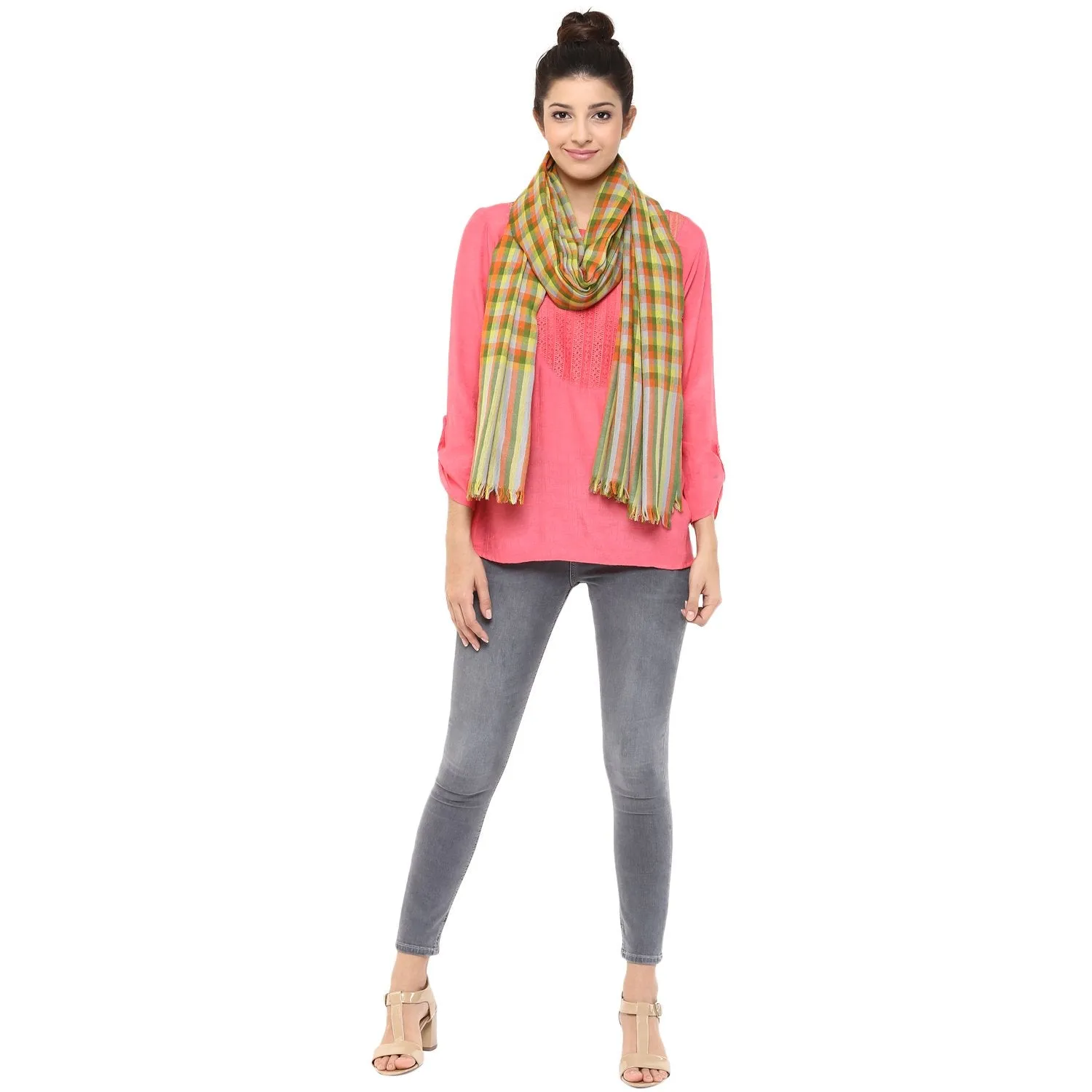 Checked In Shawl