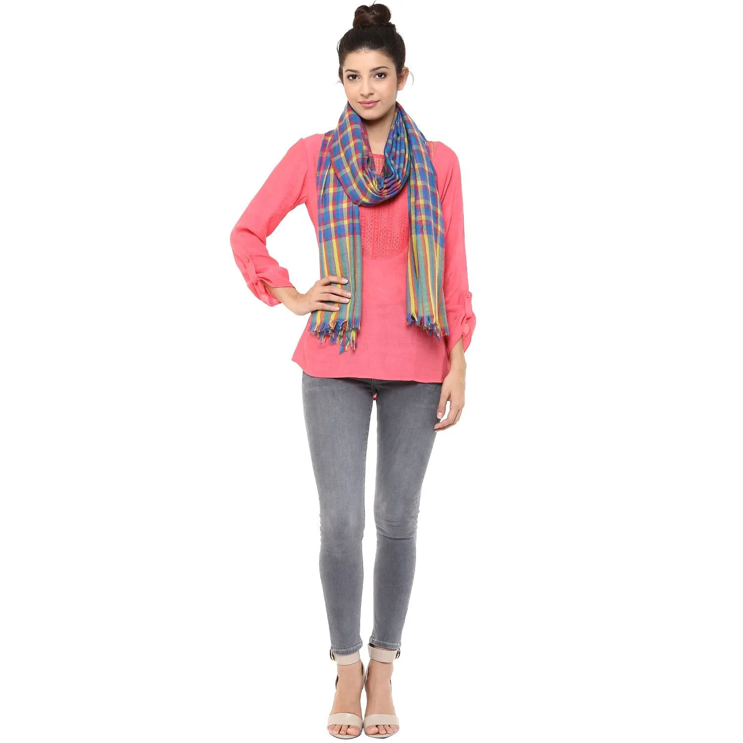 Checked In Shawl