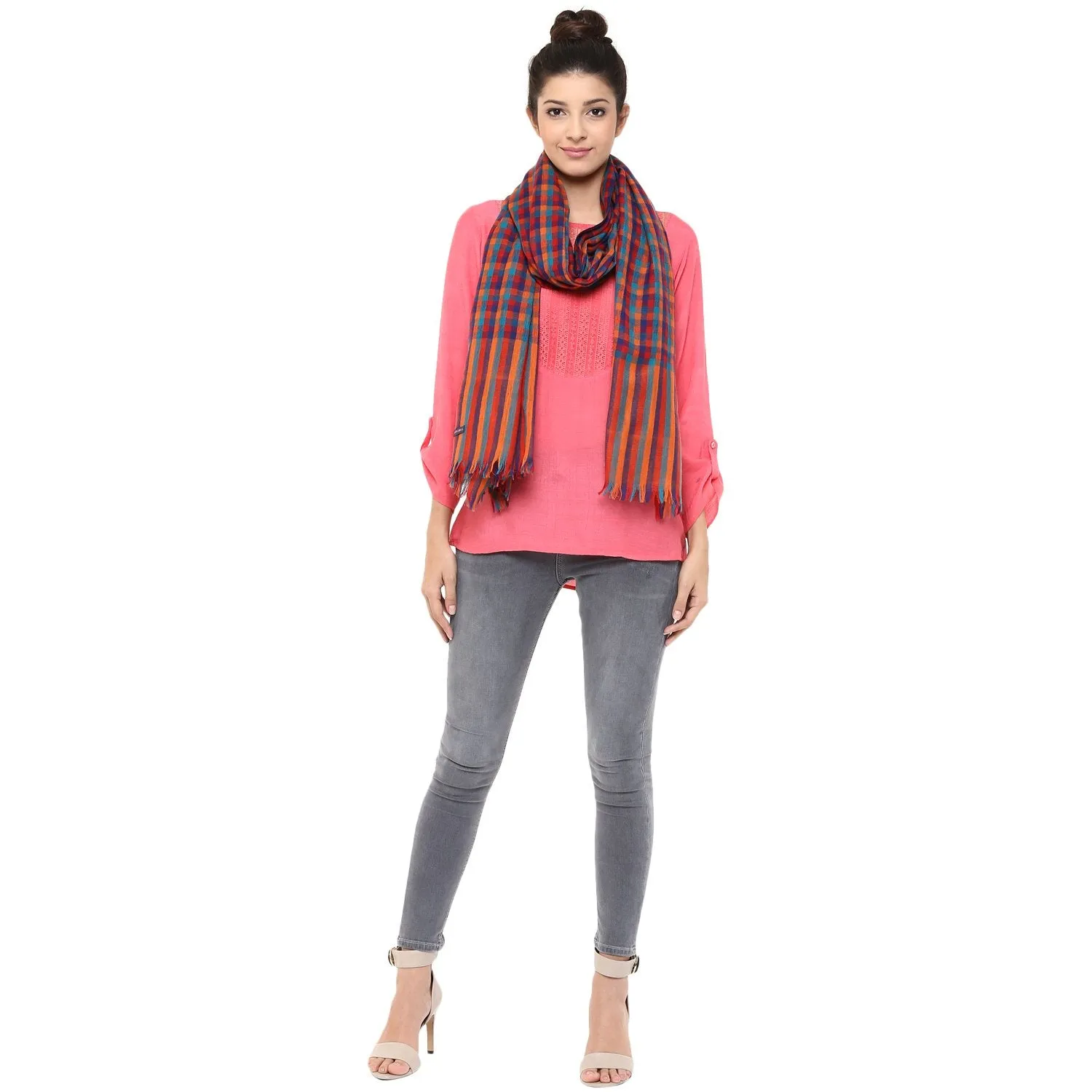 Checked In Shawl