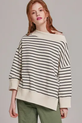 Clara Striped Off-the-Shoulder Top