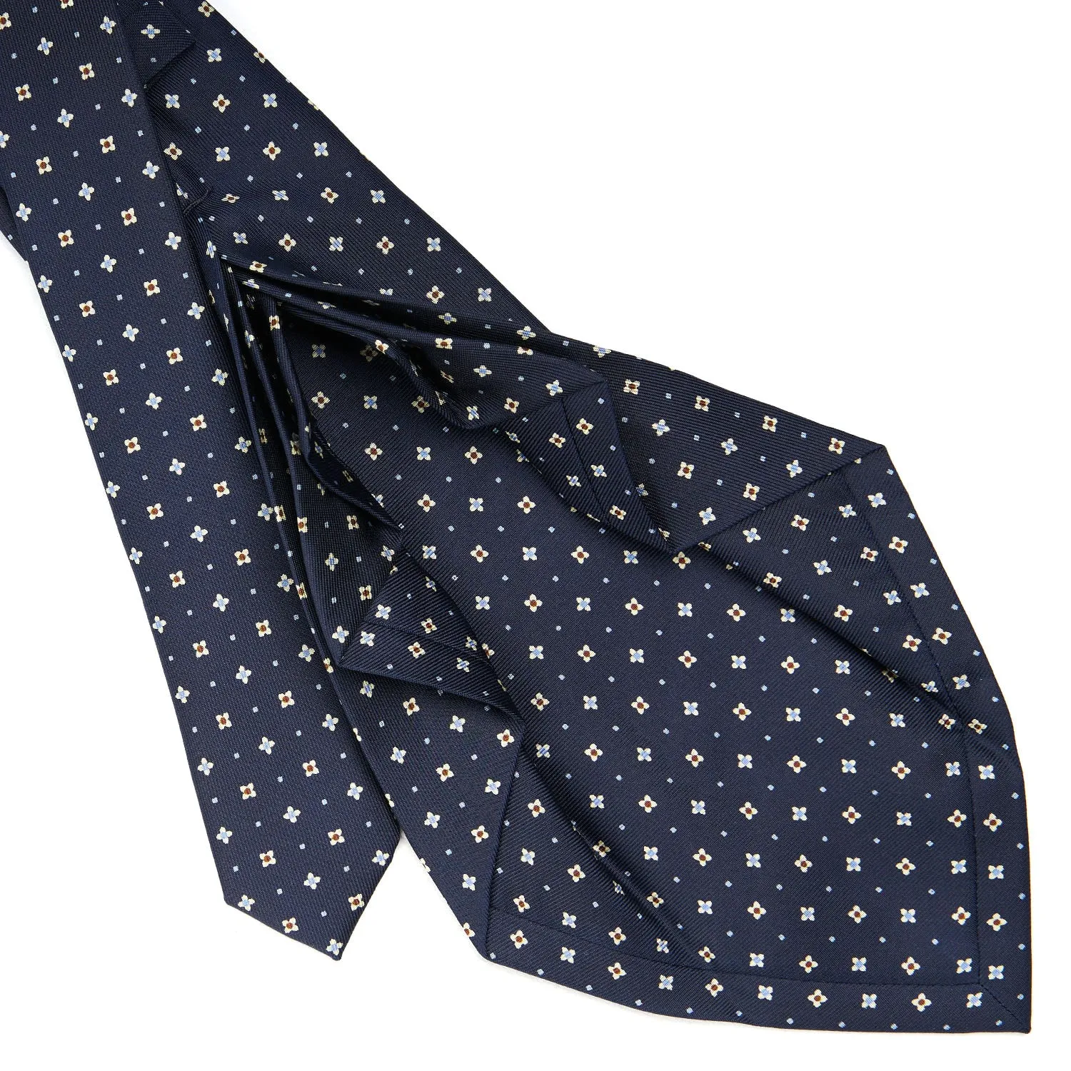 DARK BLUE 9 FOLD SARTORIAL SILK TIE