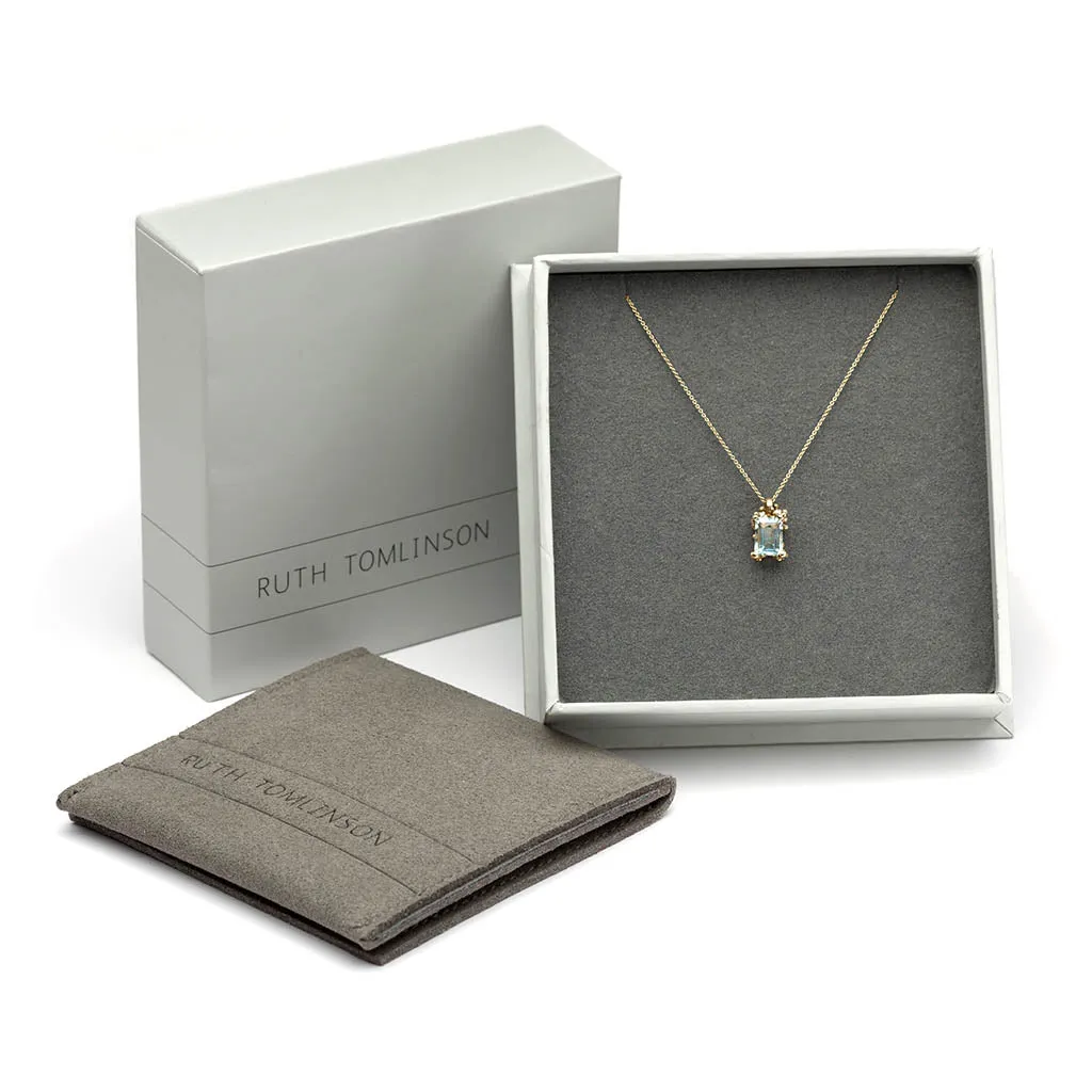 Diamond Encrusted Asymmetric Bar Necklace