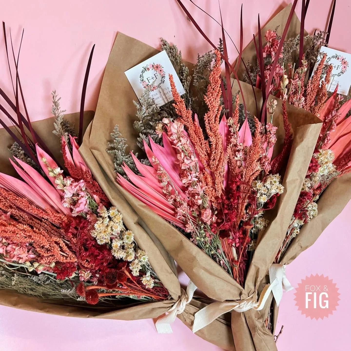 Dried Floral Bouquets ~ Various Sizes and Styles