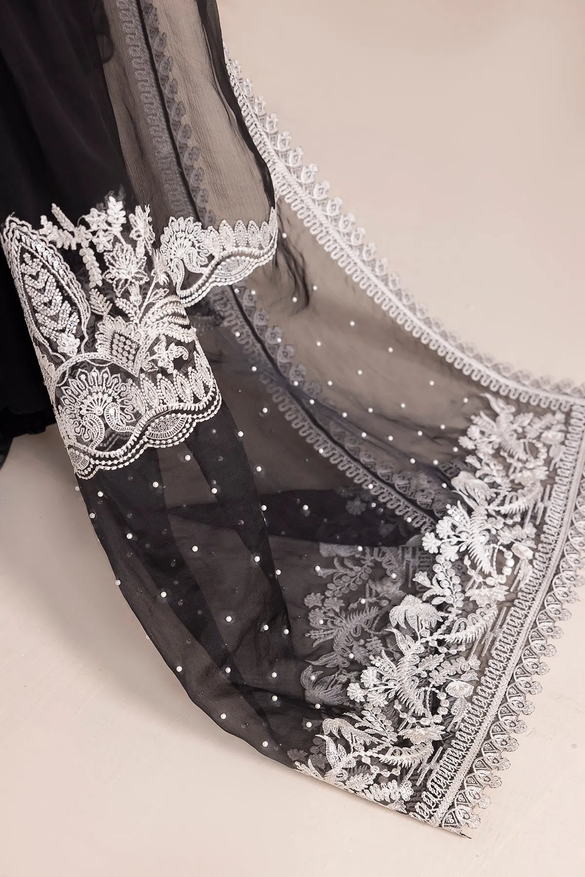 EMBROIDERED CHIFFON PR-847