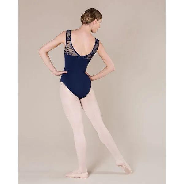 Energetiks Hannah Lace Leotard | Navy | Adult