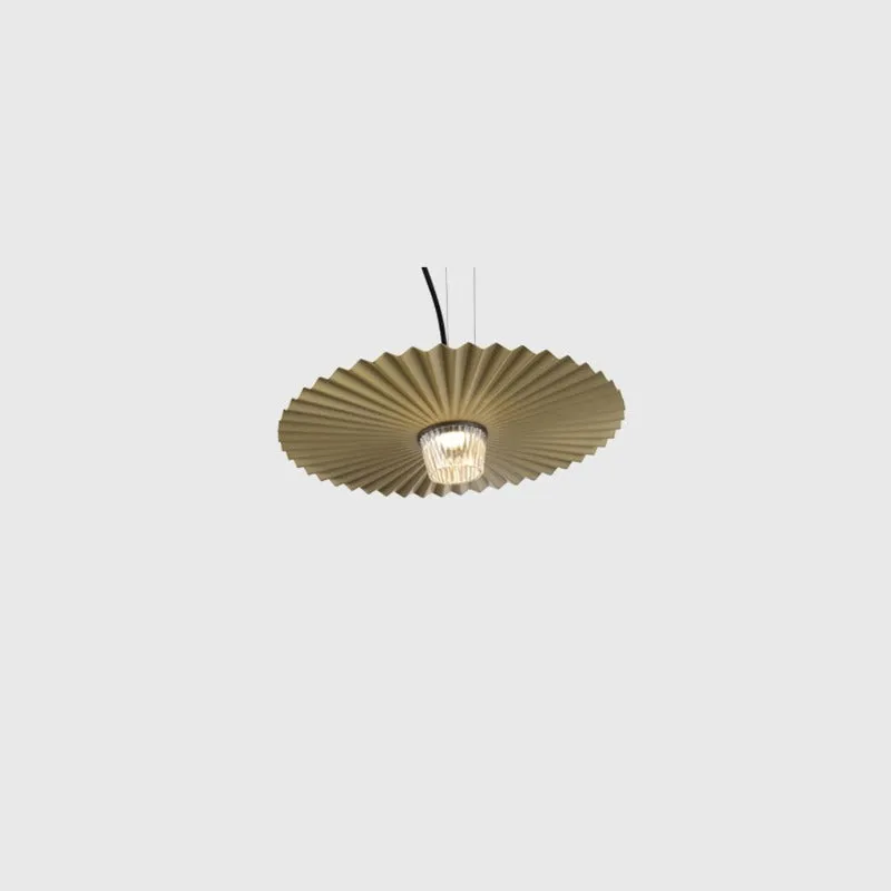 Exterior Aluminium Pleated Suspended Pendant
