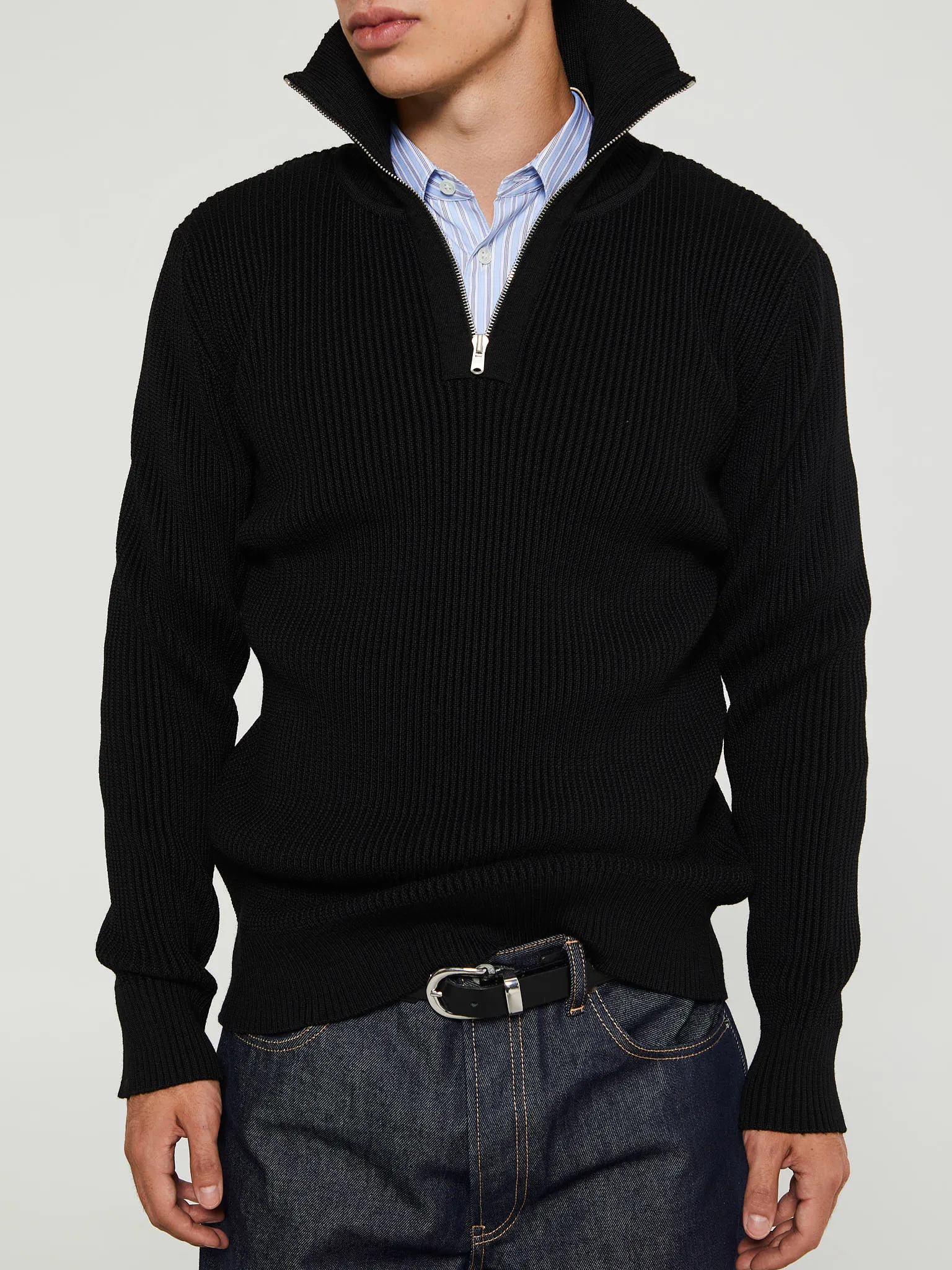 Fender III Short Zip Knit in Black Void