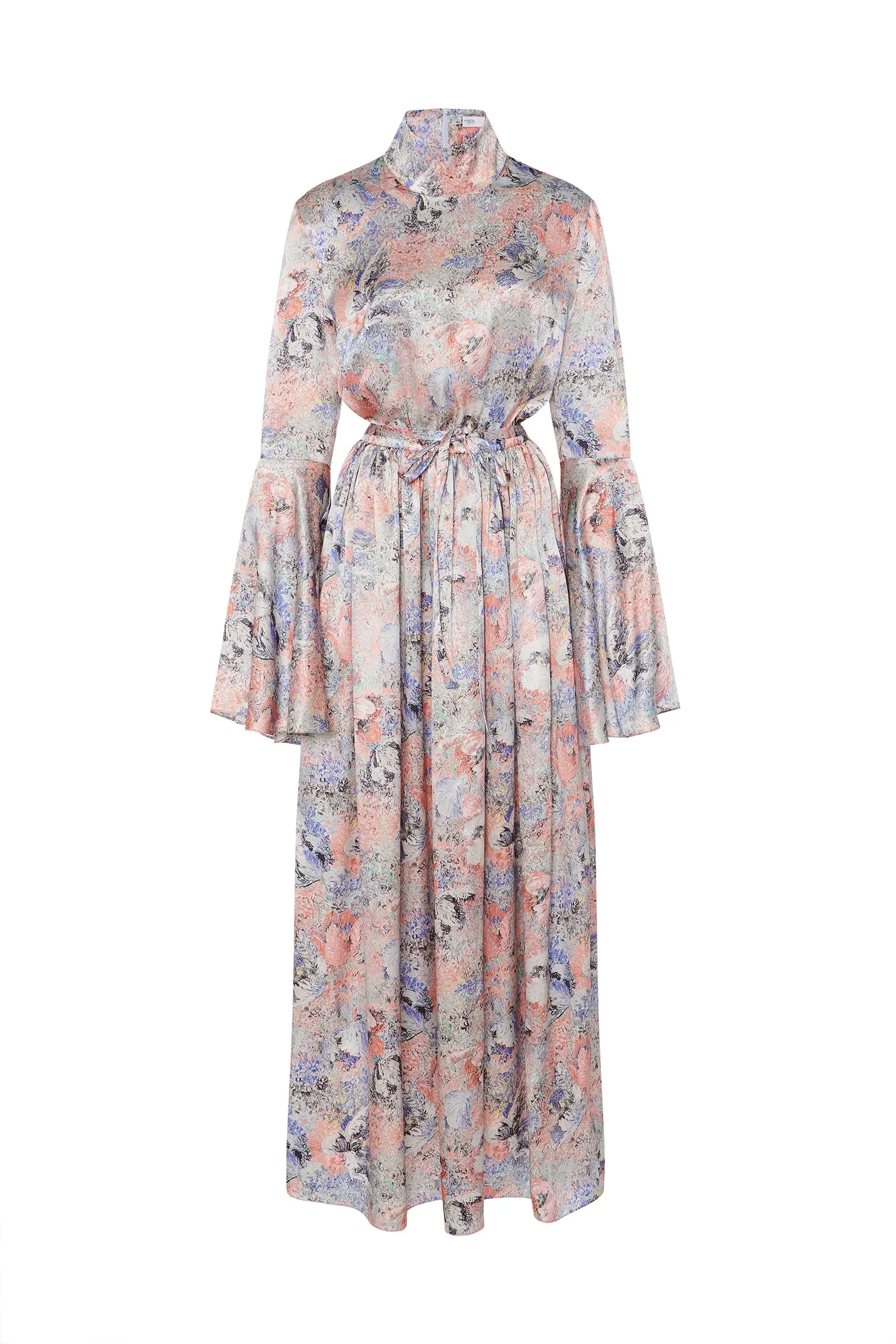 FLARE SLEEVE MAXI DRESS