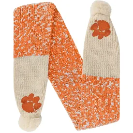 FOCO Clemson Tigers Pom Pom Confetti Scarf