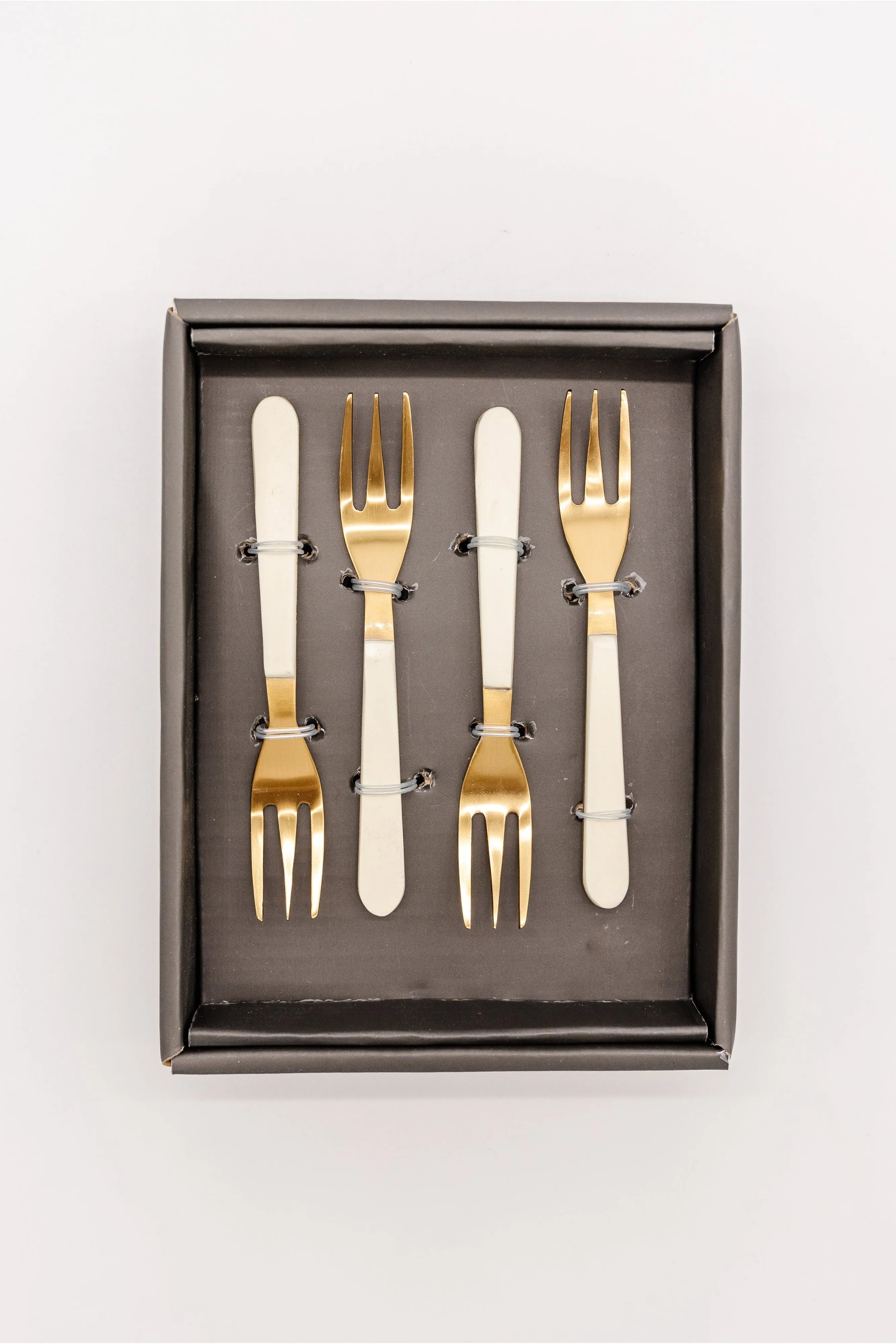 Gold Cocktail Forks - Set of 4