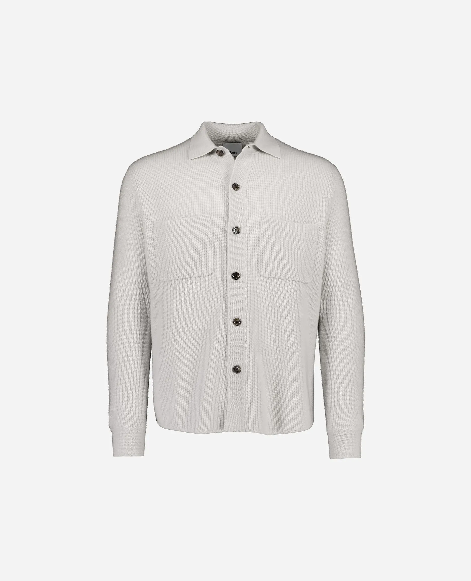 Hemd aus Cashmere-Mischung in Grau