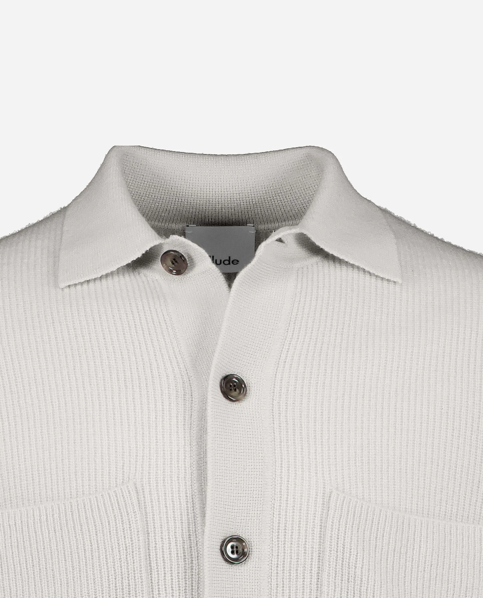 Hemd aus Cashmere-Mischung in Grau