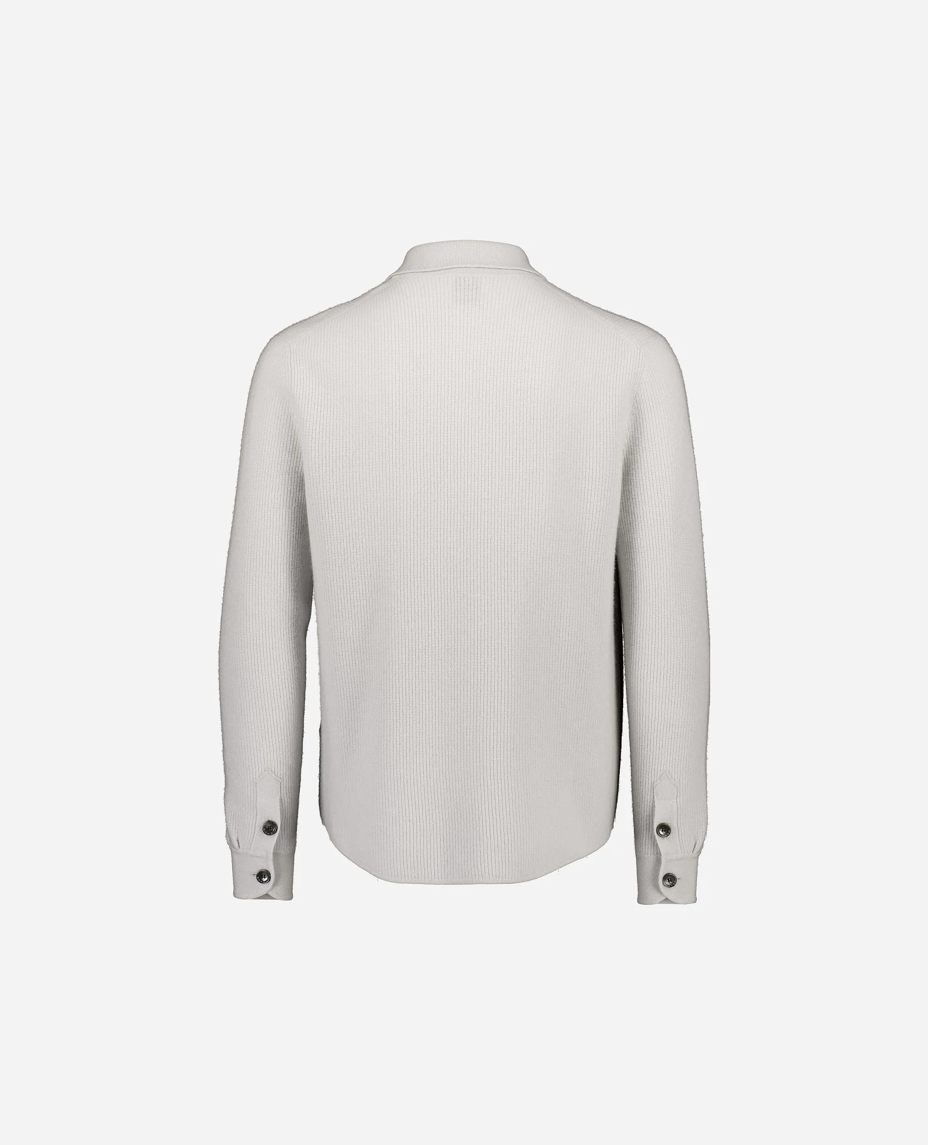 Hemd aus Cashmere-Mischung in Grau