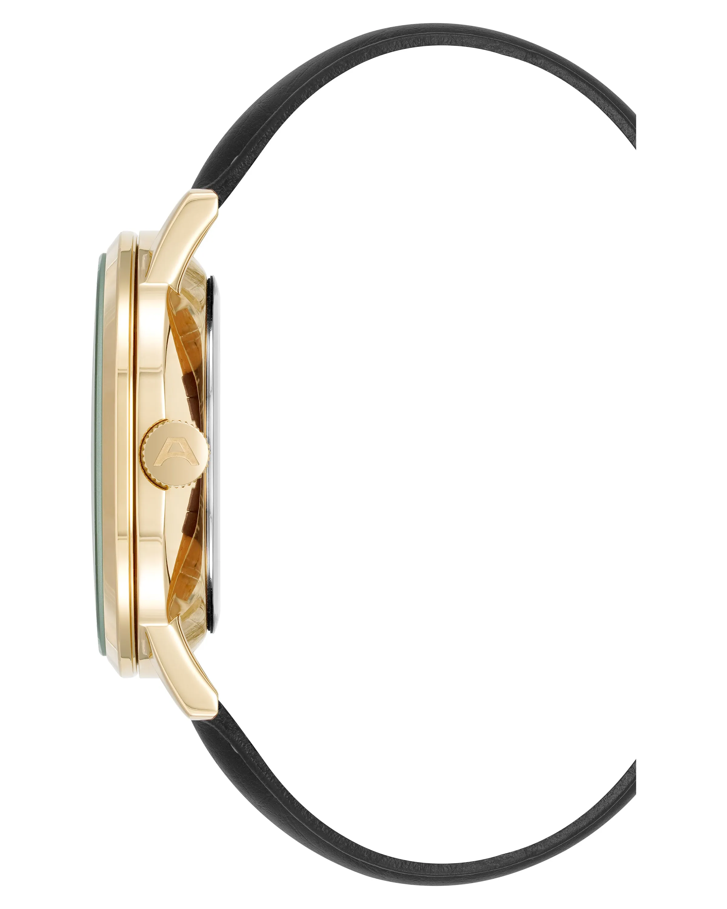 Hudson™ | 42mm, Black Leather