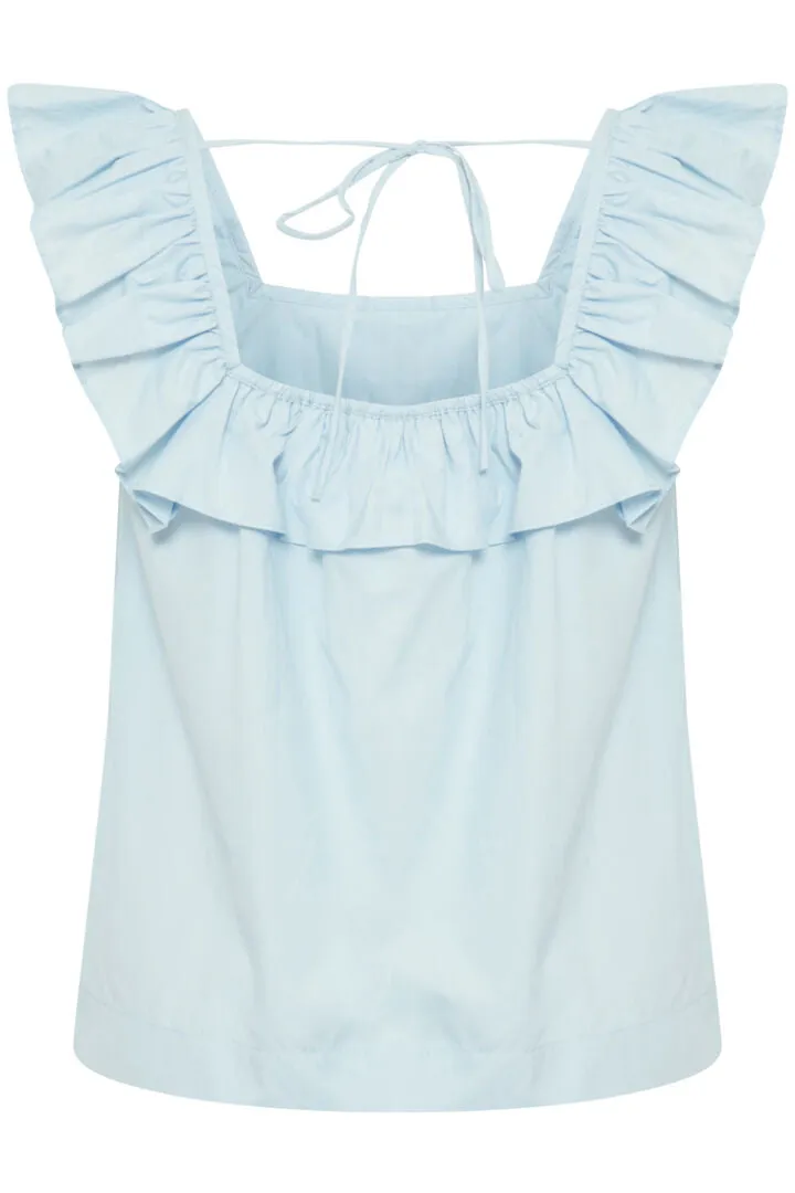 Ichi Falima Top-Cashmere Blue-20121266