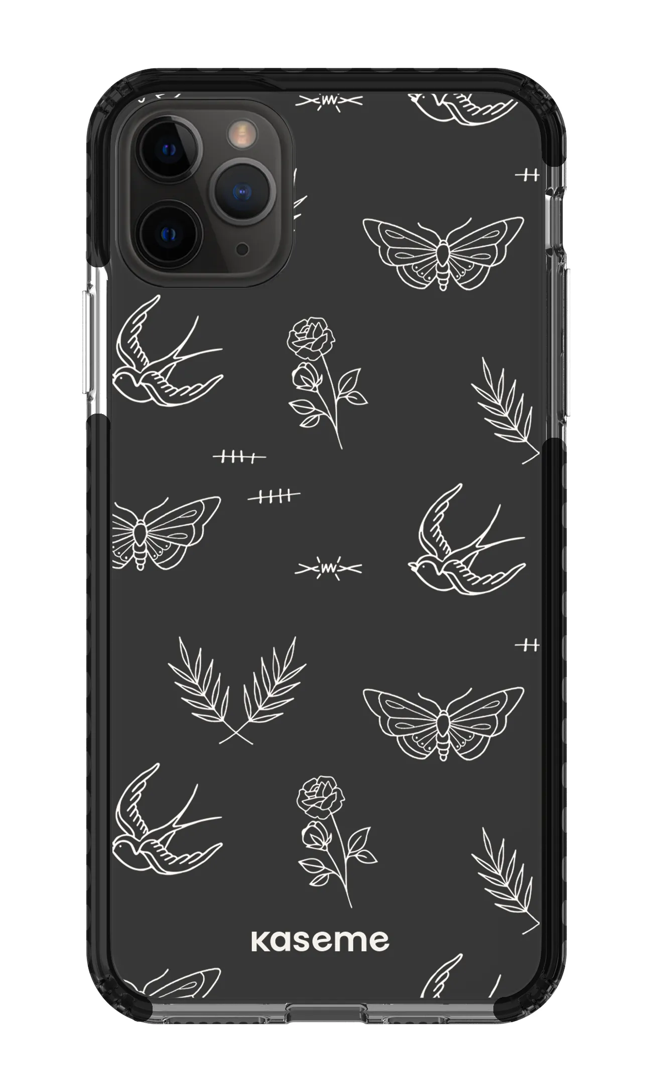 Ink white clear case