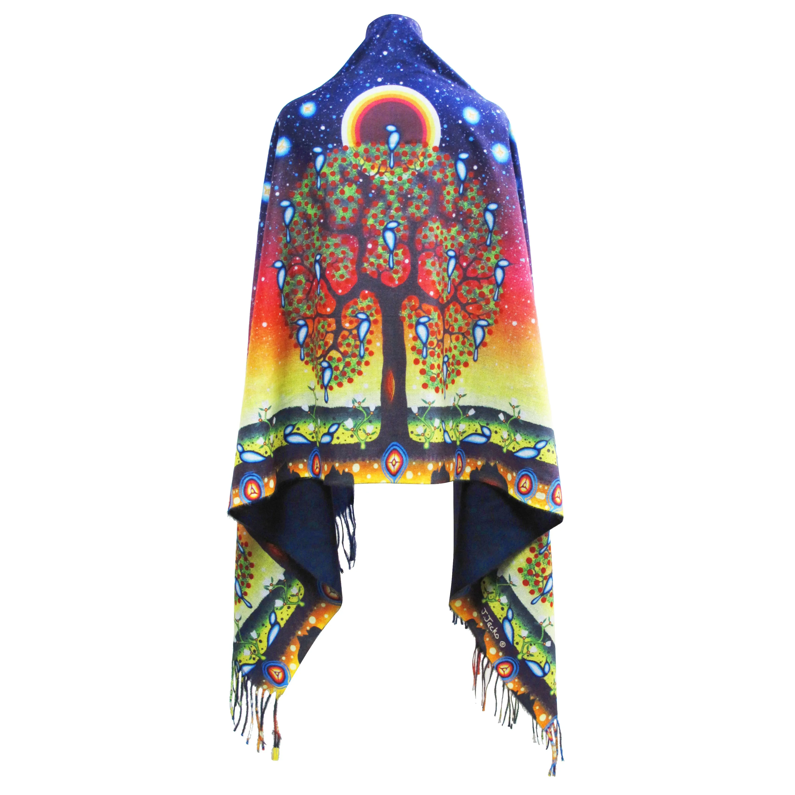 James Jacko Tree of Life Art Print Shawl - Out of Stock
