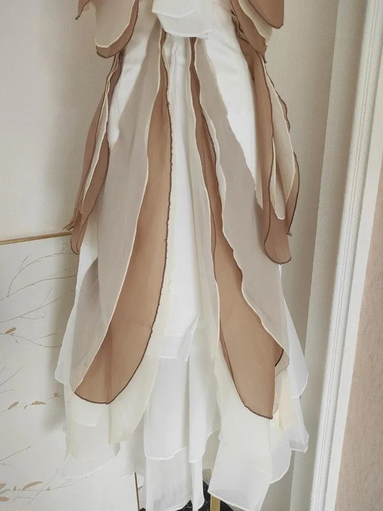 Lisa Petal Backless Dress