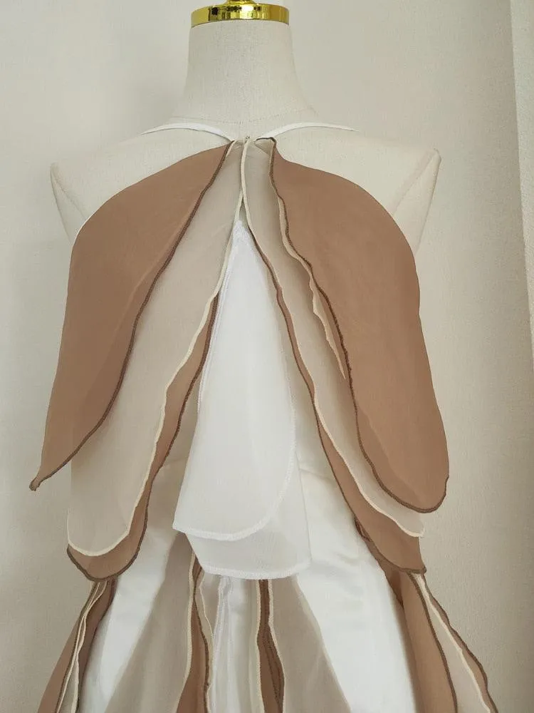 Lisa Petal Backless Dress