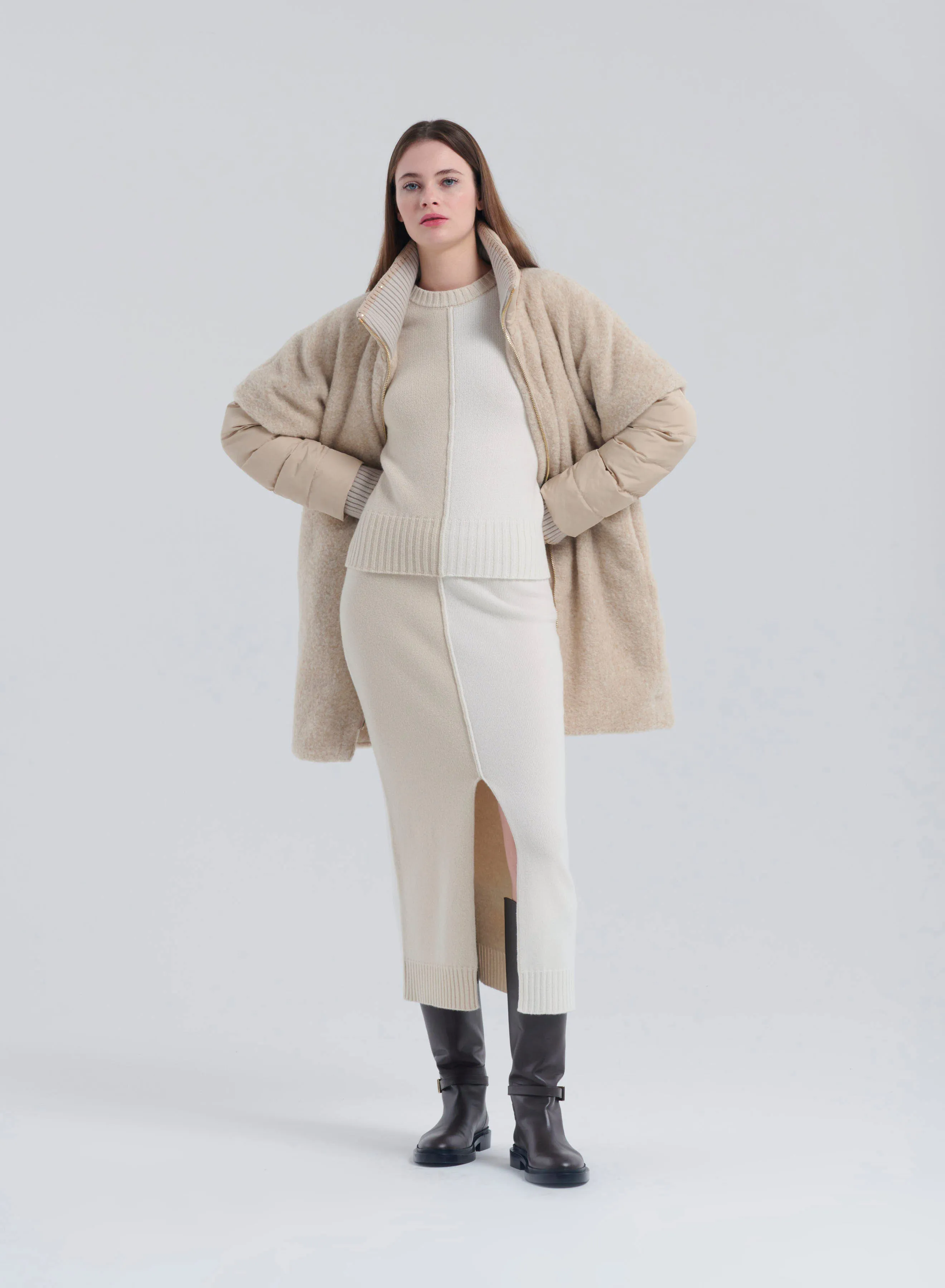 MAGLIA IN LANA, CASHMERE E SETA