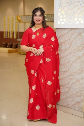 Manika Pre-Draped Jacquard Silk Saree