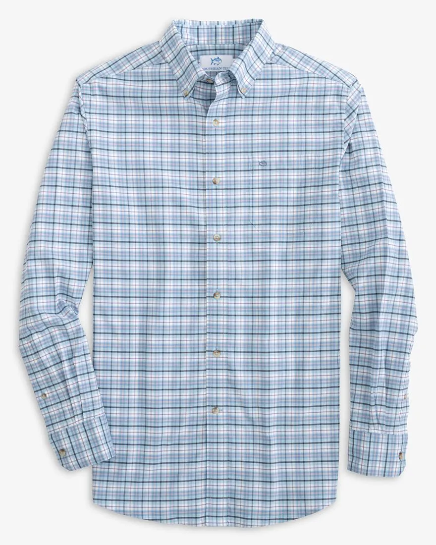 Mens Longsleeve Coastal Passage Patton Plaid Sportshirt