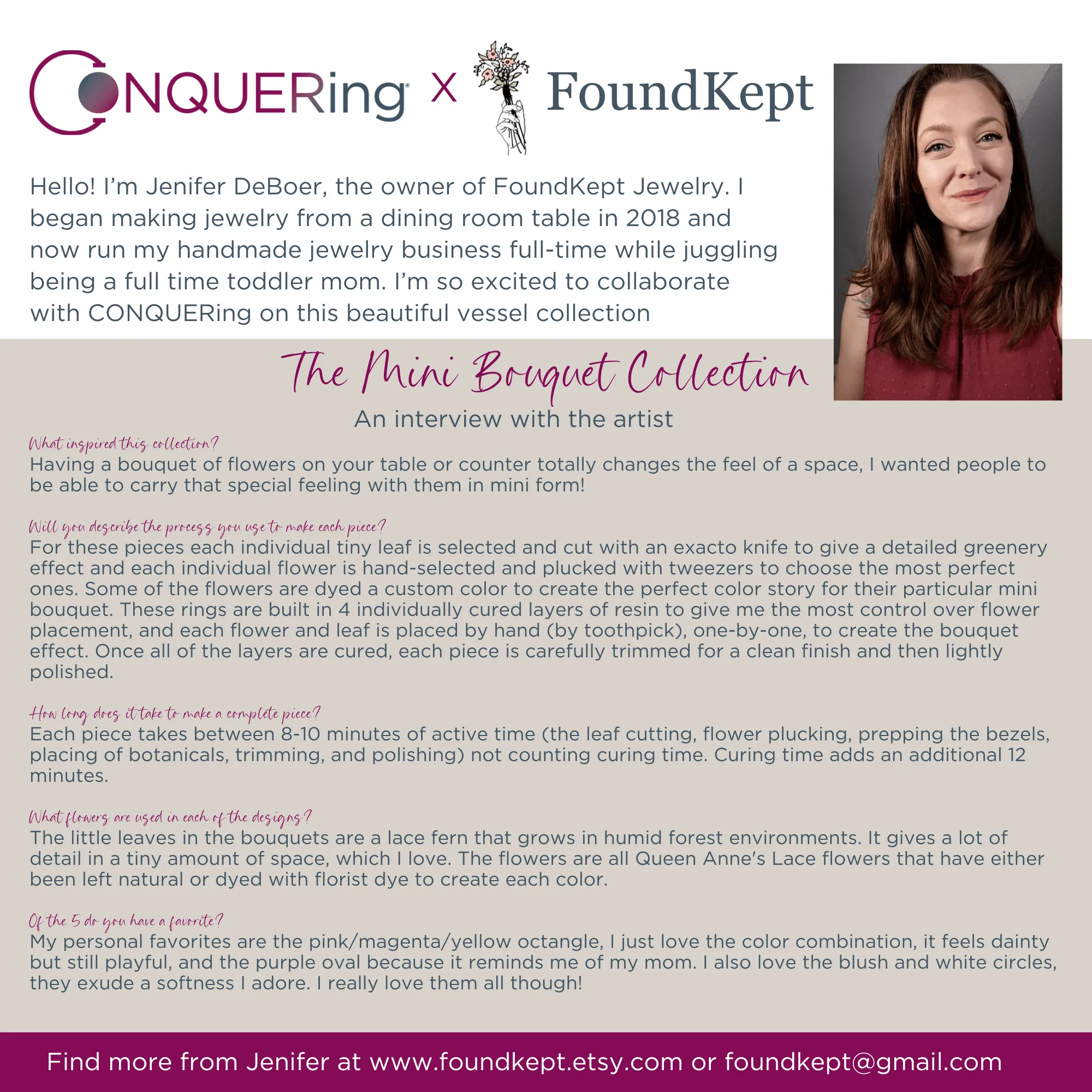 Mini Bouquet Oval Vessel Element – FoundKept Collab