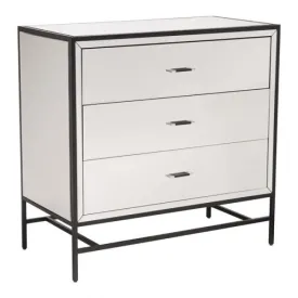 Mirror and Metal Cabinet