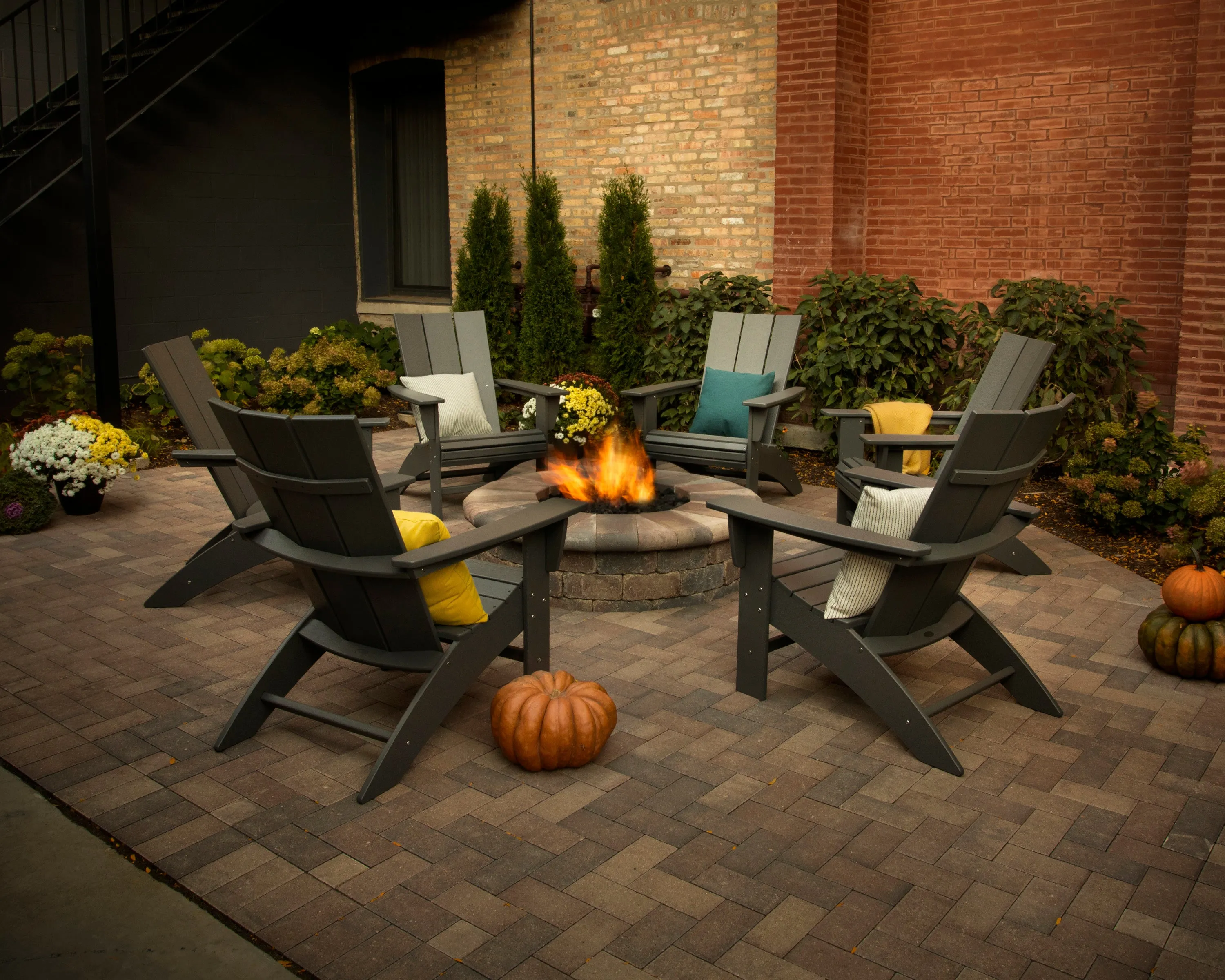 Modern Curveback Adirondack Chair